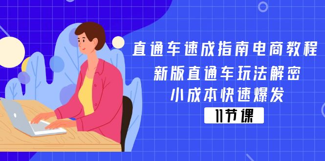 （11537期）直通车 速成指南电商教程：新版直通车玩法解密，小成本快速爆发（11节）-沧海聊项目