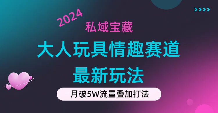 （11541期）私域宝藏：大人玩具情趣赛道合规新玩法，零投入，私域超高流量成单率高-沧海聊项目