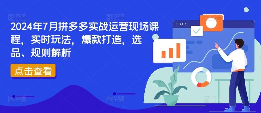 2024年7月拼多多实战运营现场课程,实时玩法,爆款打造,选品、规则解析-沧海聊项目