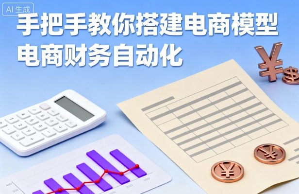 手把手教你搭建电商模型-电商财务自动化-沧海聊项目