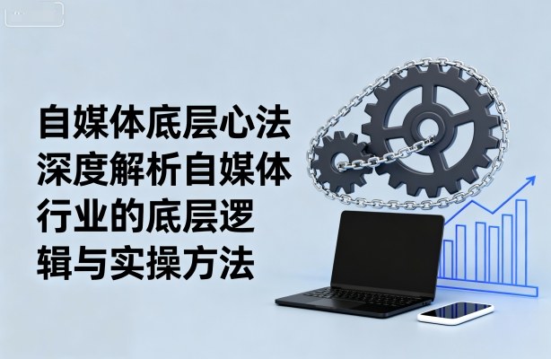 自媒体底层心法，深度解析自媒体行业的底层逻辑与实操方法-沧海聊项目