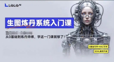 LibLibAI哩布哩布生图炼丹系统入门课，从生图到炼丹，只学这一门就够了-沧海聊项目