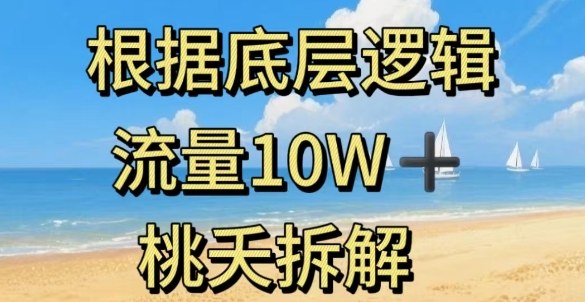 据底层逻辑，流量10W+，以安全知识科普为例-沧海聊项目