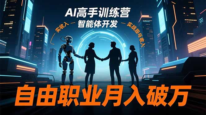 AI高手训练营3.0，ChatGPT，Midjourney，智能体开发，自由职业月入破万-沧海聊项目