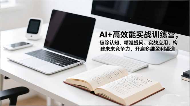 AI+高效能实战训练营，破除认知、精准提问、实战应用，构建未来竞争力，开启多维盈利渠道-沧海聊项目