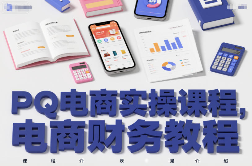 PQ电商实操课程，电商财务教程-沧海聊项目