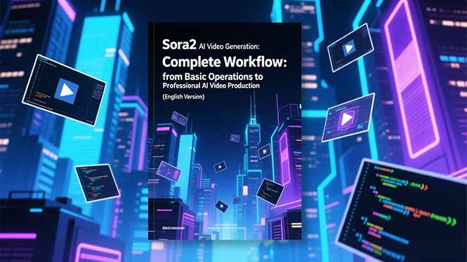 Sora2 AI视频生成的系统教程(英文版-沧海聊项目