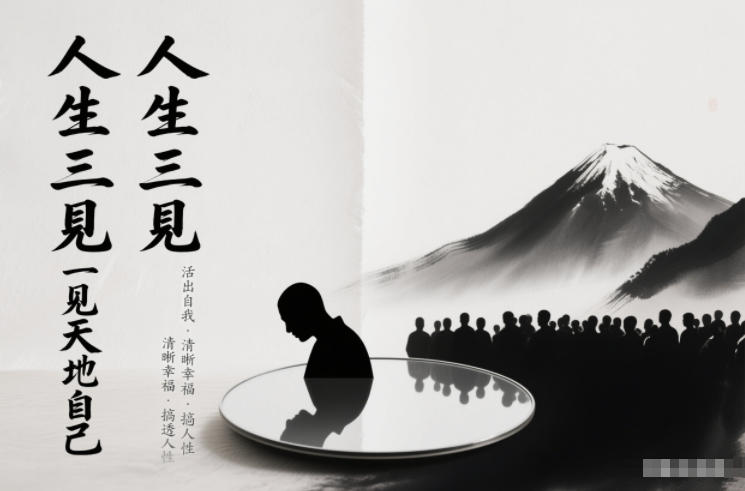 人生三见一见天地见众生见自己，活出自我拥有清晰幸福人生，搞透人性-沧海聊项目