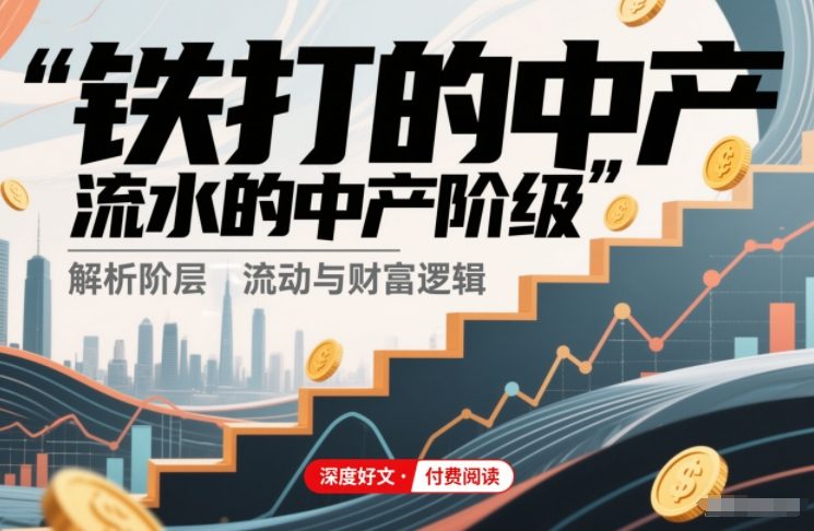 付费文章：铁打的中产，流水的中产阶级-沧海聊项目