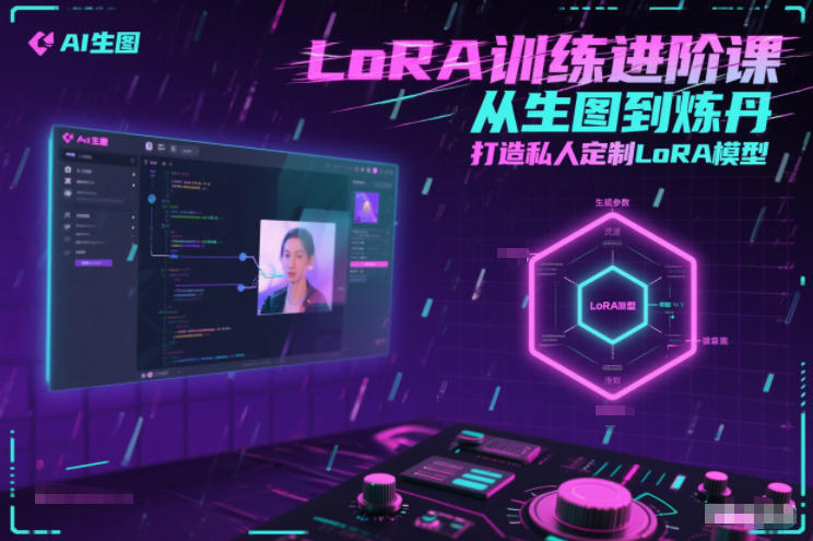 LoRA训练进阶课，从生图到炼丹，打造私人定制LoRA模型-沧海聊项目