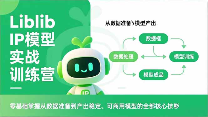 Liblib IP模型实战训练营，零基础掌握从数据准备到产出稳定、可商用模型的全部核心技能-沧海聊项目