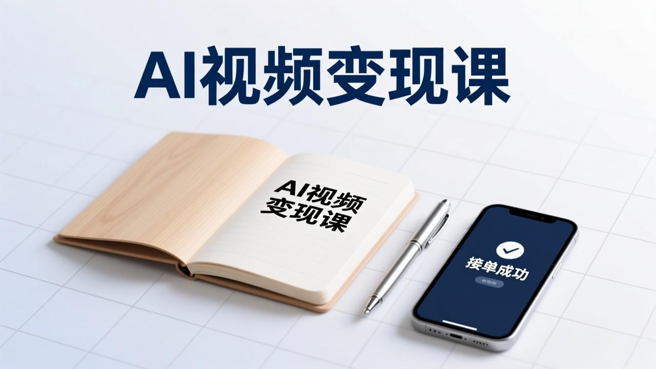 AI视频变现课，学完即可创作短片、接商单，实现副业增收，单项目报价可达千元-沧海聊项目