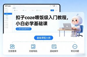 扣子coze喂饭级入门教程，小白必学基础课-沧海聊项目