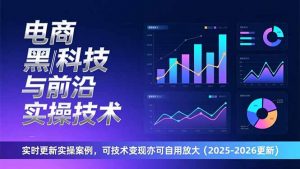电商黑科技与前沿实操技术：实时更新实操案例，可技术变现亦可自用放大(2026更新-沧海聊项目