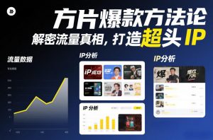 方片爆款方法论，解密流量真相，打造超头IP-沧海聊项目