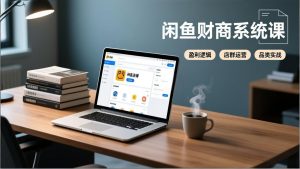 闲鱼财商系统课：从盈利逻辑、店群运营到品类实战，实现稳定月入过万-沧海聊项目