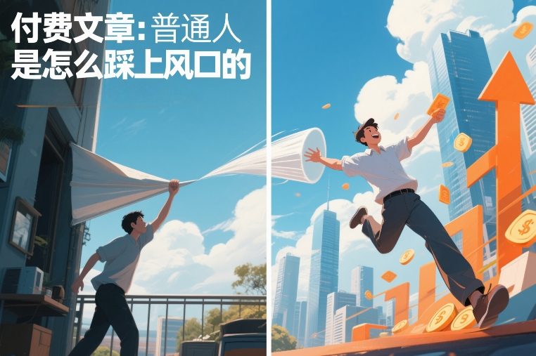 付费文章：普通人是怎么踩上风口的-沧海聊项目