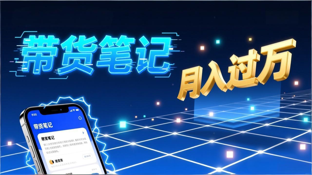 小红书爆款笔记带货实战：拆解封面标题正文全要素，手把手教你单篇笔记带货月入过万-沧海聊项目