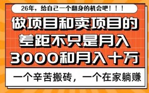 为什么卖项目能轻松月入10个W，而做项目却真正賺不到什么钱？原因竟然是这个！【揭秘】-沧海聊项目
