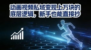 动画视频私域变现上W的底层逻辑，新手也能直接抄-沧海聊项目