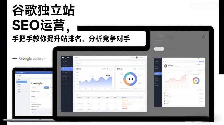 谷歌独立站SEO运营，手把手教你提升网站排名、分析竞争对手(更新2026)-沧海聊项目
