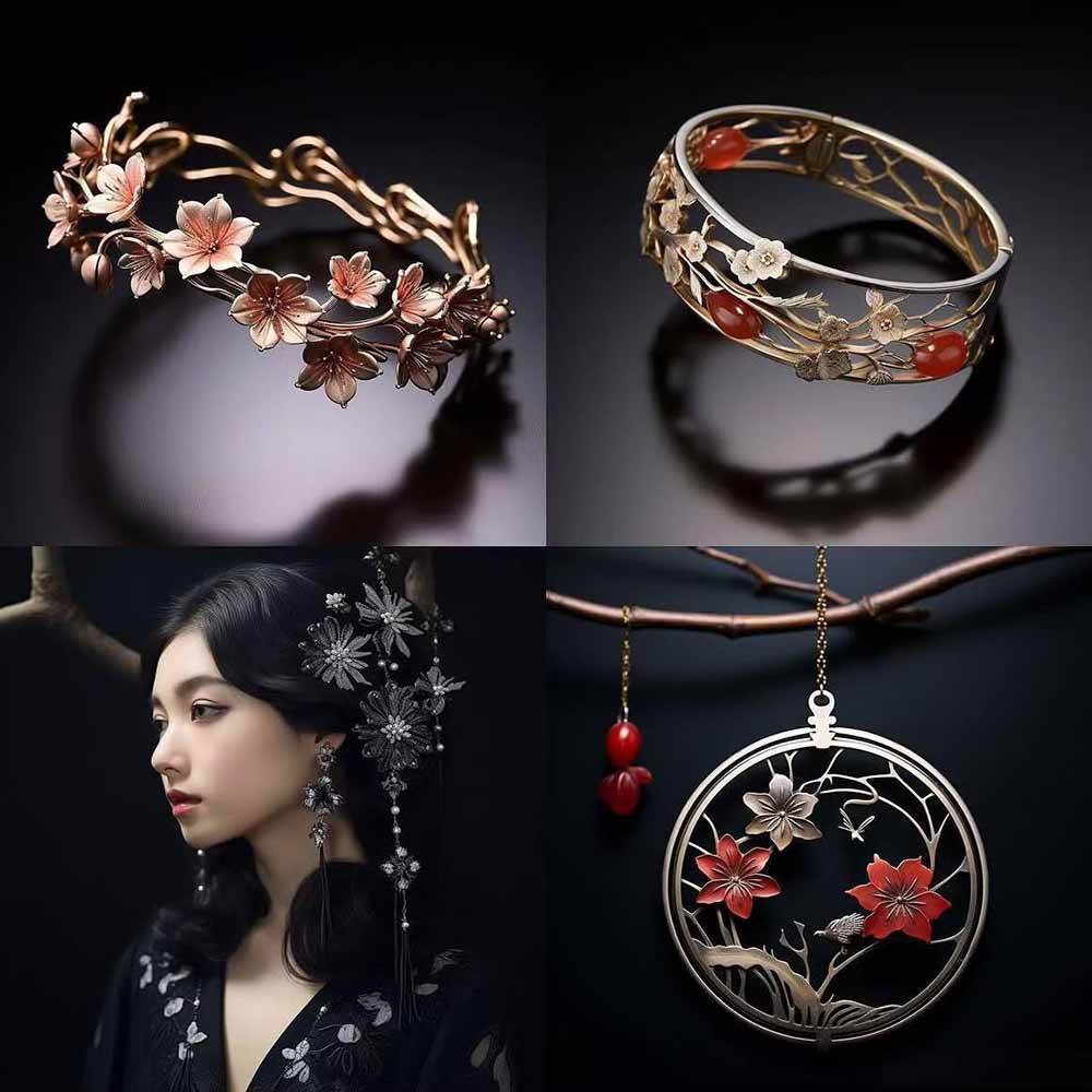 图片[5]-463个Midjourney珠宝摄影提示词：覆盖全品类珠宝，AI设计秒出专业效果-沧海聊项目