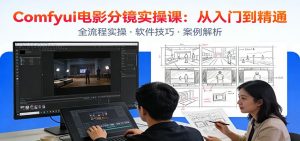 ComfyUI电影分镜实操课：分镜一致性，全流程AI视频制作，零基础也能做专业分镜-沧海聊项目