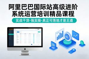 阿里巴巴国际站高级进阶系统运营培训精品课程，实战干货，强实操，真正可落地才是王道-沧海聊项目