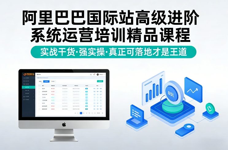 阿里巴巴国际站高级进阶系统运营培训精品课程，实战干货，强实操，真正可落地才是王道-沧海聊项目