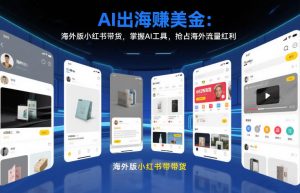 AI出海賺美金：海外版小红书带货，掌握AI工具，抢占海外流量红利(更新2026)-沧海聊项目