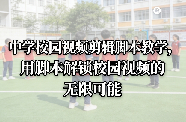 中学校园视频剪辑脚本教学，用脚本解锁校园视频的无限可能-沧海聊项目