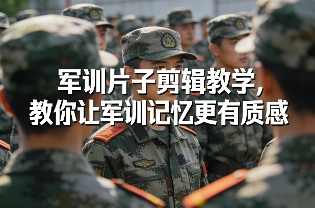 军训片子剪辑教学，教你让军训记忆更有质感-沧海聊项目