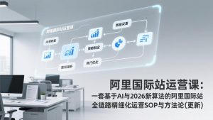 阿里国际站运营课：一套基于AI与2026新算法的阿里国际站全链路精细化运营SOP与方法论(更新-沧海聊项目