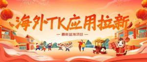 海外TK应用拉新，最新蓝海项目，早做早吃肉，月入5K美刀-沧海聊项目