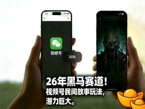 26年黑马赛道，视频号民间故事类玩法，潜力巨大，每日收益超5张-沧海聊项目