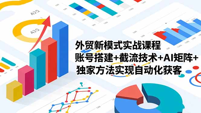 外贸新模式实战课程-更新2月，账号搭建+截流技术+AI矩阵+独家方法实现自动化获客-沧海聊项目