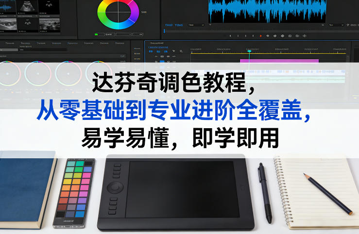 达芬奇调色教程，从零基础到专业进阶全覆盖，易学易懂，即学即用-沧海聊项目