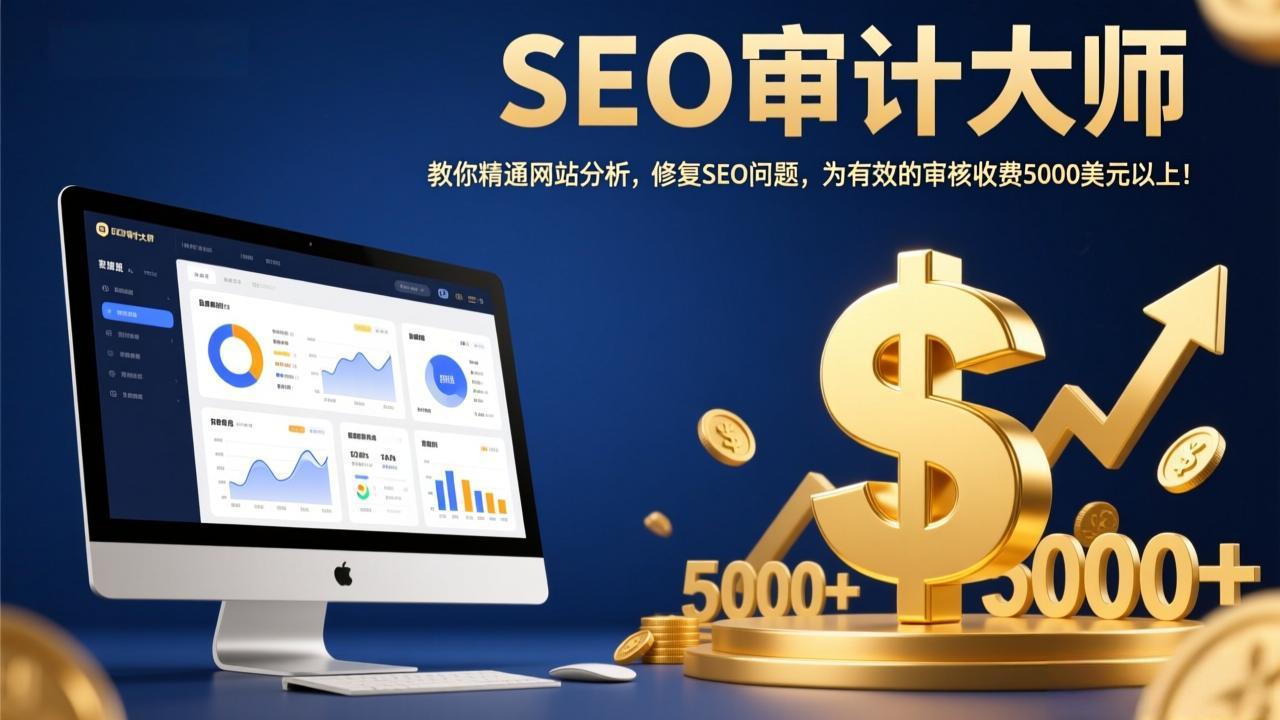 SEO审计大师：教你精通网站分析，修复SEO问题，为有效的审核收费5000美元以上！-沧海聊项目