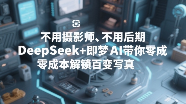 不用摄影师、不用后期，DeepSeek+即梦AI带你零成本解锁百变写真！-沧海聊项目