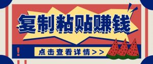 零门槛零成本复制粘贴赚钱项目，评论区留言评论即可轻松日赚取100+-沧海聊项目