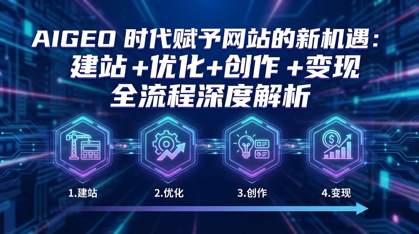 AIGEO+时代赋予网站的新机遇：建站+优化+创作+变现+全流程深度解析-沧海聊项目