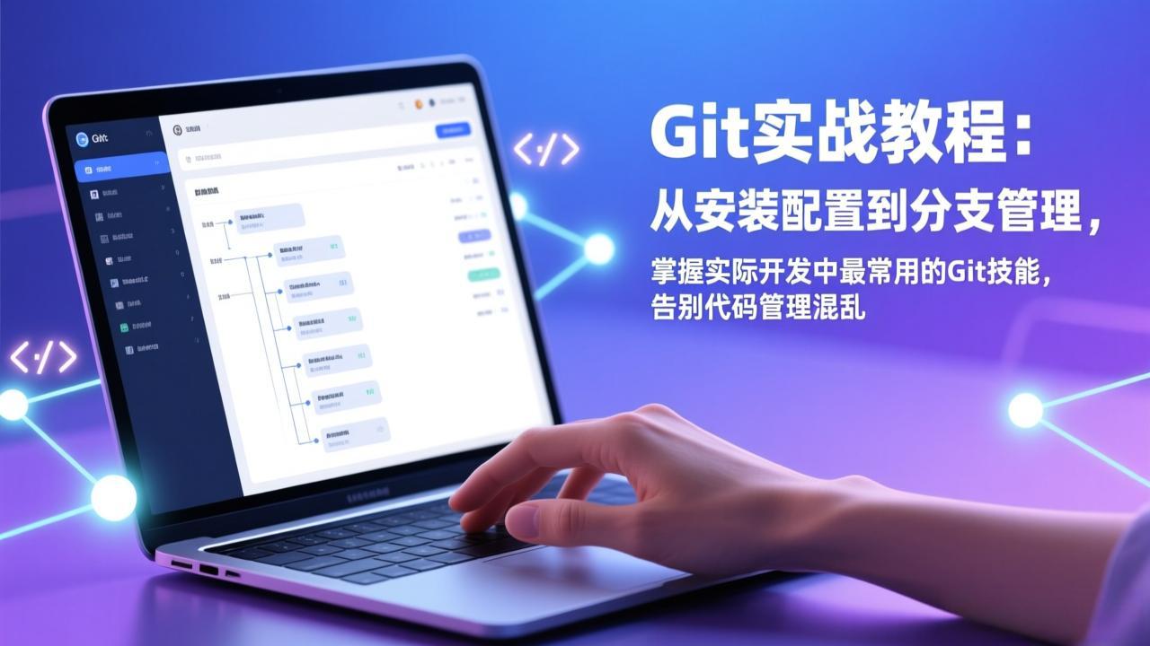 Git实战教程：从安装配置到分支管理，掌握实际开发中最常用的Git技能，告别代码管理混乱-沧海聊项目
