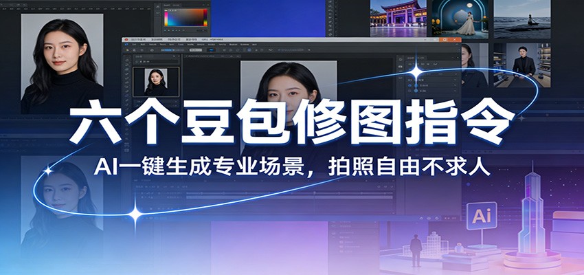 六个豆包修图指令：AI 一键生成专业场景，拍照自由不求人-沧海聊项目