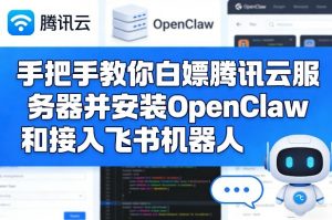 手把手教你白嫖腾讯云服务器并安装OpenClaw和接入飞书机器人-沧海聊项目