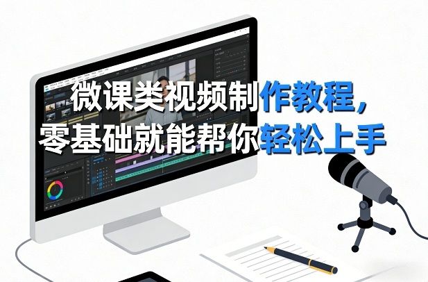 微课类视频制作教程，零基础就能帮你轻松上手-沧海聊项目