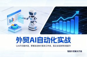外贸AI自动化实战，让AI不仅能对话，更能自动执行复杂工作流，真正实现效率10倍跃升-沧海聊项目