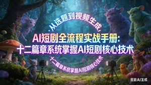 AI 短剧全流程实战手册：从选题到视频生成，十二篇章系统掌握 AI 短剧核心技术-沧海聊项目