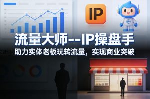流量大师—IP操盘手，助力实体老板玩转流量，实现商业突破-沧海聊项目