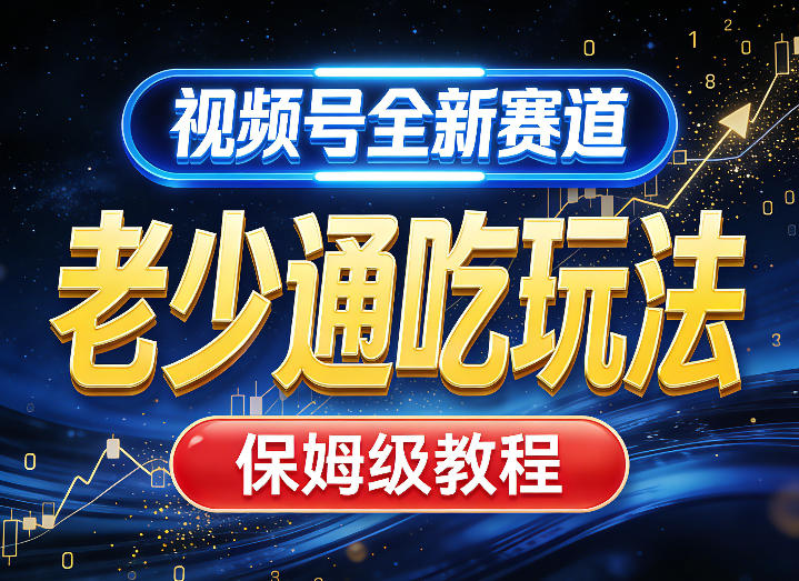 视频号全新AI赛道，老少通吃玩法，保姆级教程-沧海聊项目
