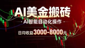 AI美金搬砖项目 | 日入3000-8000元 | 实地可考察 | 主业副业增收首选-沧海聊项目
